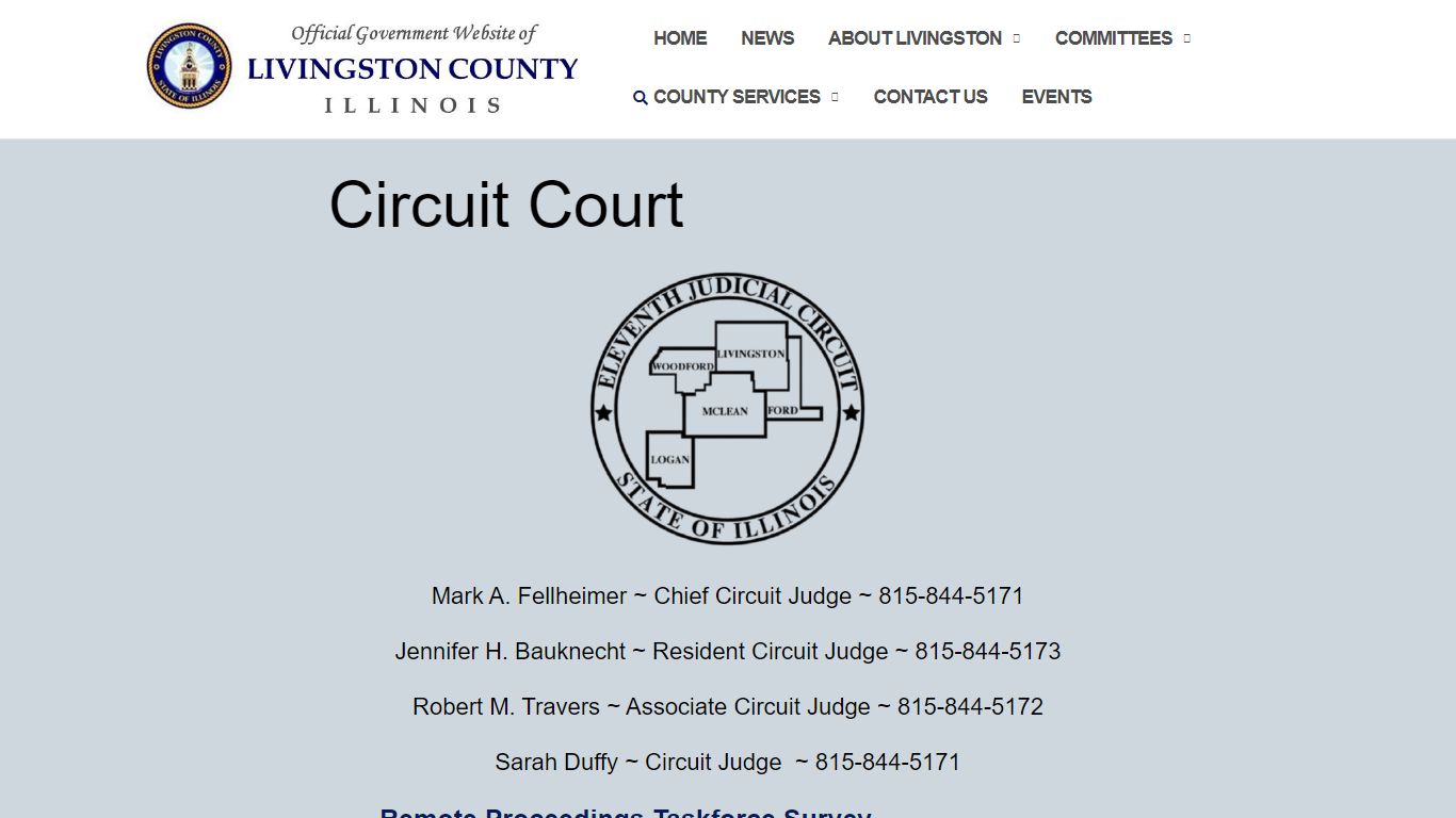 Circuit Court - Livingston County, Illinois
